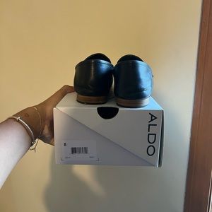 SOLD ALDO faux leather loafers
